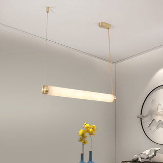 Strip Alabaster Pendant Light