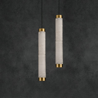 Strip Alabaster Pendant Light