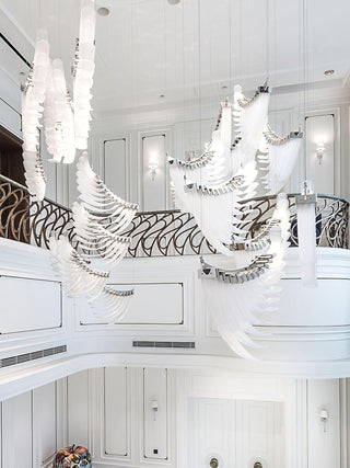 Tiered Palmette Chandelier