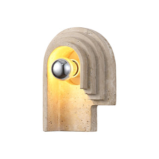Travertine Bien Wall Lamp