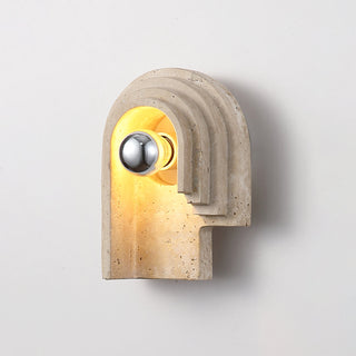 Travertine Bien Wall Lamp