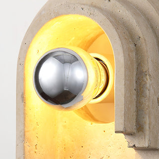 Travertine Bien Wall Lamp