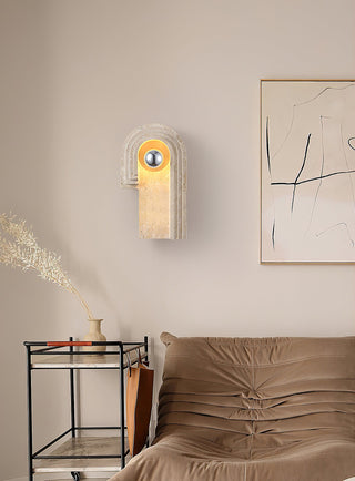 Travertine Bien Wall Lamp