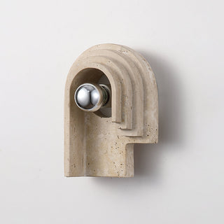 Travertine Bien Wall Lamp