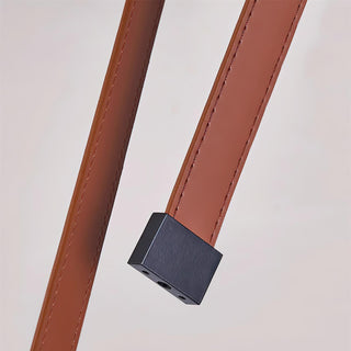 Travertine  Lasso Stone Leather Chandelier