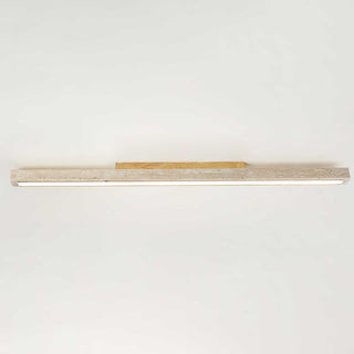 Travertine Column Rectangle Ceiling Light