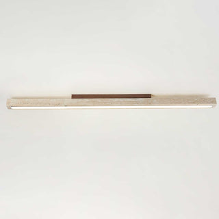 Travertine Column Rectangle Ceiling Light