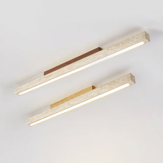 Travertine Column Rectangle Ceiling Light