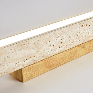 Travertine Column Rectangle Ceiling Light