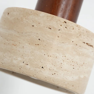 Travertine Cylinder Pendant Light