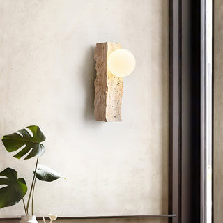 Travertine Daith Irregulate Wall Lamp