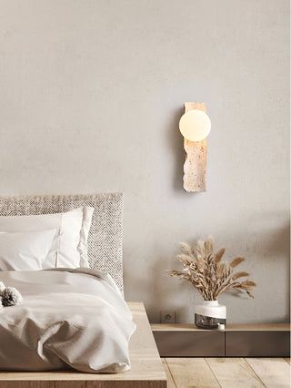 Travertine Daith Irregulate Wall Lamp