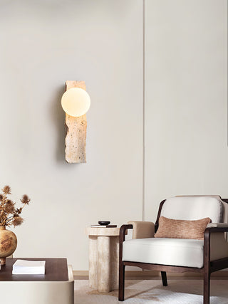 Travertine Daith Irregulate Wall Lamp