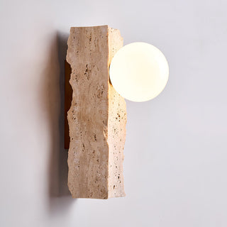 Travertine Daith Irregulate Wall Lamp