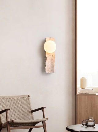 Travertine Daith Irregulate Wall Lamp