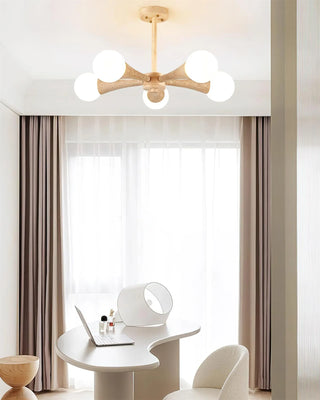 Travertine Hedra Chandelier