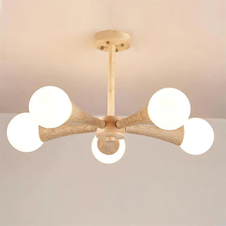 Travertine Hedra Chandelier