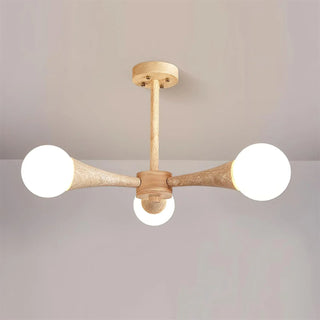 Travertine Hedra Chandelier