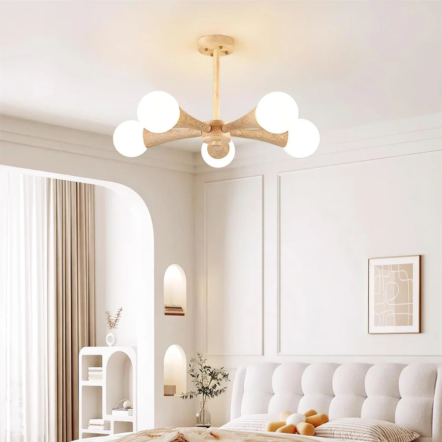 Travertine Hedra Chandelier