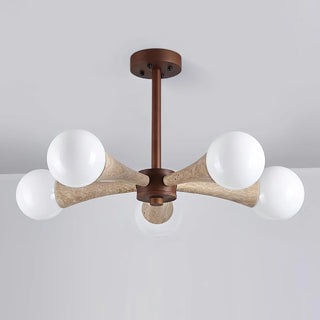 Travertine Hedra Chandelier