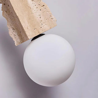 Travertine Irregulate Terra Orb Pendant Lamp