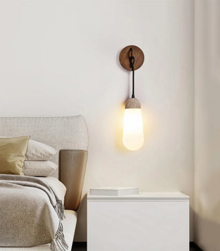 Travertine Kace Wall Lamp