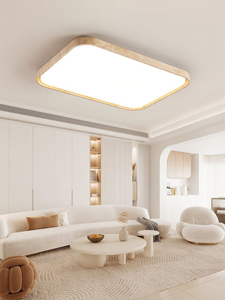 Travertine Lumo Stone Ceiling Light