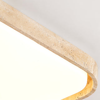 Travertine Lumo Stone Ceiling Light