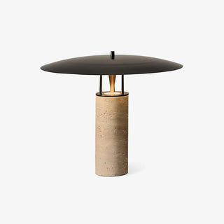 Travertine Luna Table Lamp
