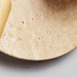 Travertine Lunara Duo Rotating Wall Light