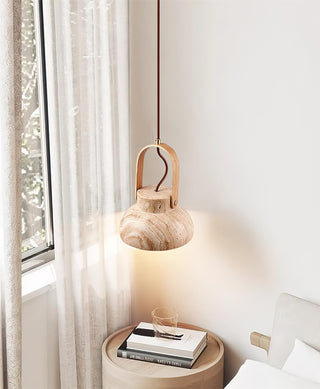 Travertine Nissa Pendant Lamp