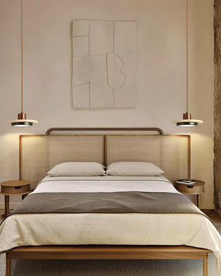 Travertine Retro Disc Pendant Lamp