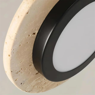 Travertine Retro Disc Pendant Lamp