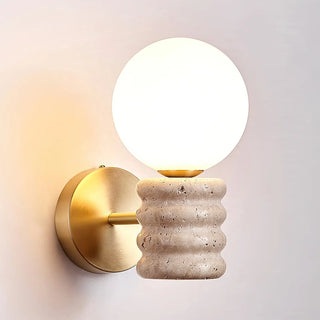 Travertine Romus Wall Lamp