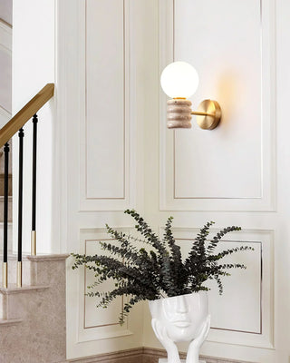 Travertine Romus Wall Lamp