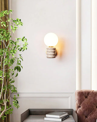 Travertine Romus Wall Lamp