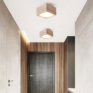 Travertine Sky Hole Ceiling Lamp