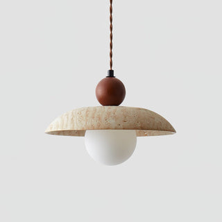 Travertine Soluna Pendant Light
