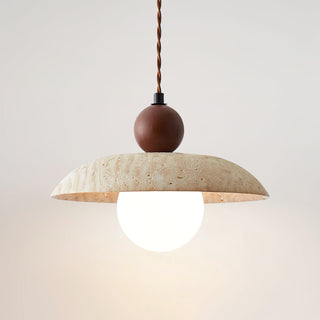 Travertine Soluna Pendant Light