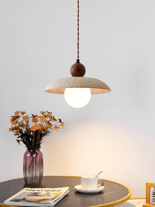 Travertine Soluna Pendant Light
