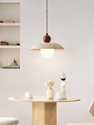 Travertine Soluna Pendant Light