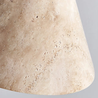 Travertine Terra Halo Pendant Light