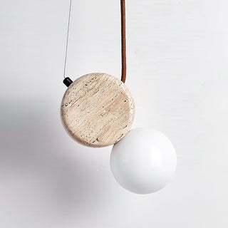 Travertine Tranquil Glow Pendant Lamp