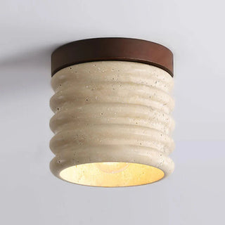 Travertine Vaarnii Ceiling Lamp