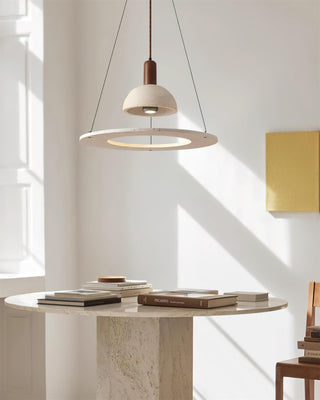 Travertine Vistara Geometric Pendant Lamp