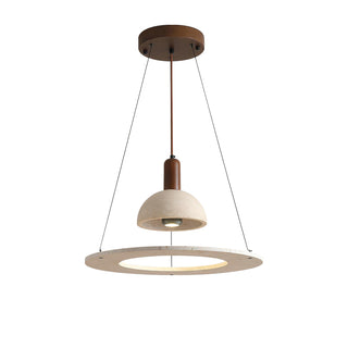 Travertine Vistara Geometric Pendant Lamp