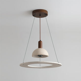 Travertine Vistara Geometric Pendant Lamp