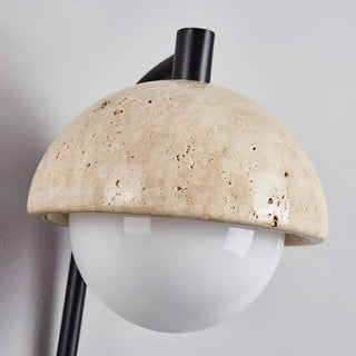 Travertine Wella Wall Lamp