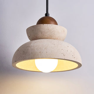 Travertine Zenith Tier Pendant Lamp