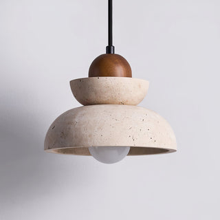 Travertine Zenith Tier Pendant Lamp